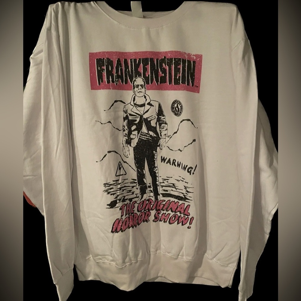 Universal Pictures NWOT Urban Outfitters Frankenstein Crewneck Sweatshirt XL - Picture 2 of 2